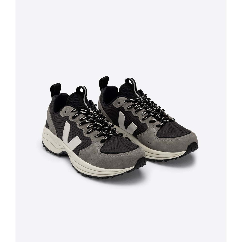 Men's Veja VENTURI ALVEOMESH Running Shoes Black/Grey | ZA 181FDN